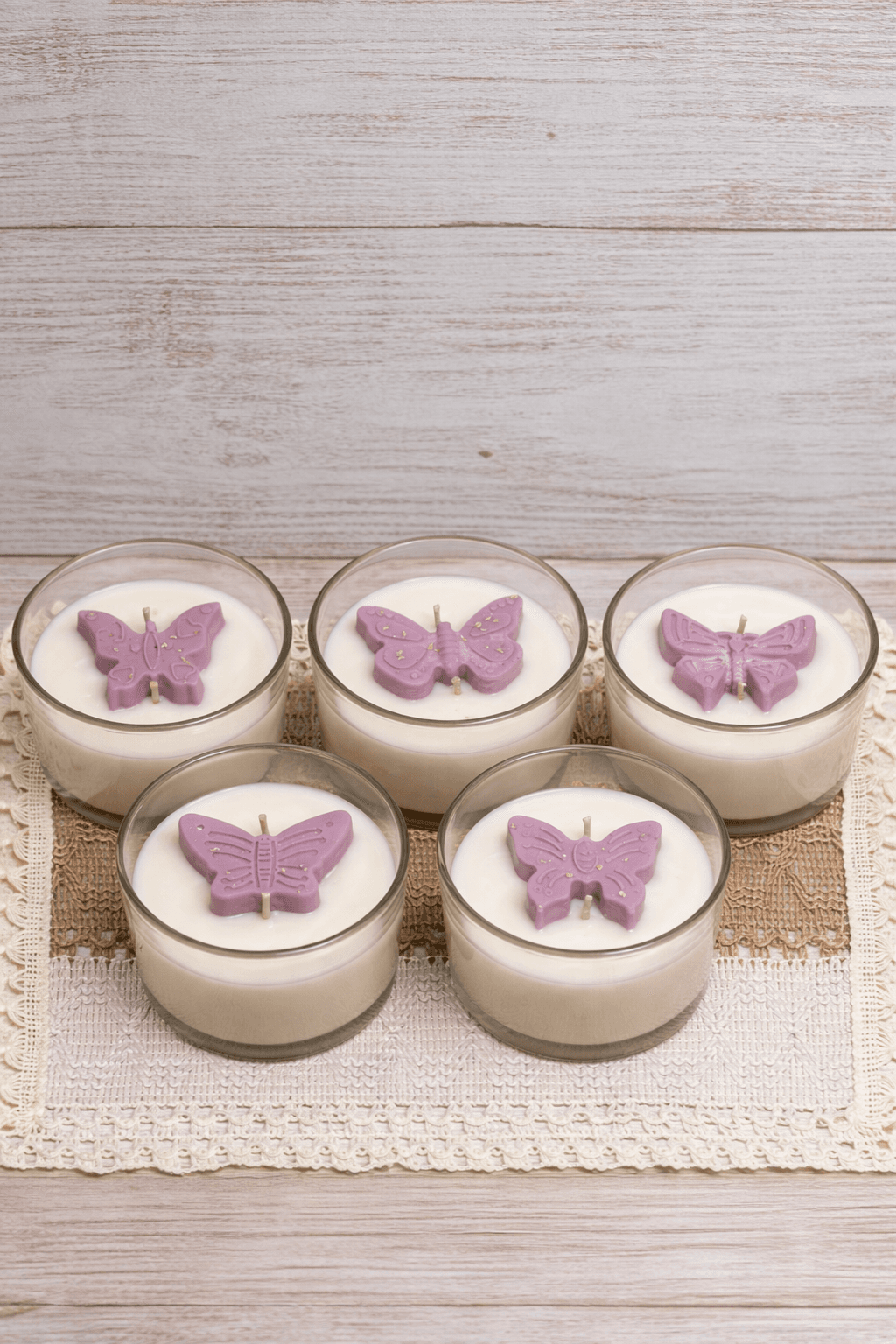 Sculpted butterfly, Strawberry & Champagne